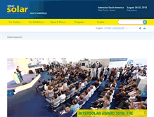 Tablet Screenshot of intersolar.net.br